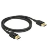 Image de DeLock - Câble Displayport 8K 60 Hz 1 m DP 8K Certifié - Noir