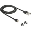 Image de DeLOCK 85723 câble USB 1,1 m USB 2.0 USB A USB C/Micro-USB B Noir
