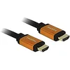 Image de DeLOCK 85729 - Câble HDMI 8K, 2m, 8K Ultra HD2 (7680 x 4320 @ 60 Hz), 48 Gbps, CEC 2.0, HDR 10, eARC, UHDTV, pour Xbox, PS4, Lecteur Blu-Ray Noir/Or