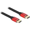 Image de Delock Câble HDMI Ultra High Speed 48 Gbps 8K 60 Hz Rouge 2 m