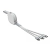 Image de Câble de charge USB rétractable 3-en-1 Type-A