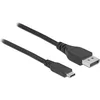 Image de Delock Câble bidirectionnel USB Type-C  vers DisplayPort 8K 60 Hz 0,5 m