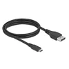 Image de DELOCK CABLE BIDIRECCIONAL USB TYPE-C â ¢ A DISPLAYPORT 8K 60 HZ 1,5 M DP