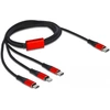 Image de Câble de charge USB 3-en-1 USB-C vers Lightning + Micro-USB + USB-C