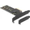 Image de Delock Carte PCI Express x4 vers 1 Carte NVMe M.2 Key M avec dissipateur Thermique