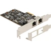 Image de Carte PCI Express x2 vers 2 x RJ45 2,5 Gigabit, Carte réseau