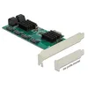 Image de DELOCK 8 cartes PUERTOS SATA PCI EXPRESS X4 BAJO PERFIL