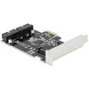 Image de DeLOCK 90387 Carte et Adaptateur d'interfaces Interne USB 3.2 Gen 1 (3.1 Gen 1)