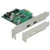 Image de DeLOCK PCI Express x1 Card to 2 x External SuperSpeed USB (USB 3.2 Gen 1) USB Type-C  Female Carte et Adaptateur d'interfaces Interne USB 3.2 Gen 1 (3.1 Gen 1)