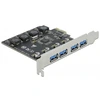 Image de PCIe x1 > 4x USB-A 3.2 Gen 1 externe, Contrôleur USB