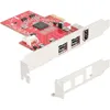 Image de Delock PCI Express x1 Karte zu 2 x extern FireWire B+ 1 A - Low Profile (90738)