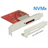 Image de 91748 lecteur de carte mémoire PCI Express Interne Métallique, Rouge, Adaptateur