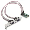 Image de DeLOCK Mini Carte PCIe Pleine Taille vers 2 x série RS-232 D-Sub 9 Broches