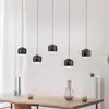 Image de JUST LIGHT. GmbH JUST LIGHT. Suspension LED Ballini, noir, à 5 lampes, interrupteur