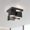 Image de JUST LIGHT. GmbH JUST LIGHT. Plafonnier LED Tetris, fer, 3000 K, noir