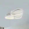 Image de JUST LIGHT. GmbH JUST LIGHT. Plafonnier LED Pebbles, blanc, intensité variable