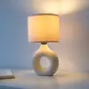 Image de JUST LIGHT. GmbH JUST LIGHT. Lampe à poser Carara, pied en céramique, beige