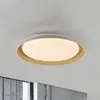 Image de JUST LIGHT. GmbH JUST LIGHT. Plafonnier LED Sati, plastique, blanc/laiton