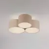 Image de JUST LIGHT. GmbH JUST LIGHT. Plafonnier Green Duro, textile, à 3 lampes