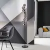 Image de Schöner Wohnen lampe sur pied Dubai, verre fumé, à 9 lampes, G9