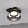 Image de SCHÖNER WOHNEN Plafonnier LED Sia, gris fumé 3 000 K