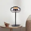 Image de Schöner Wohnen lampe à poser LED Sia, noir/gris fumé 3 000 K