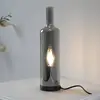 Image de JUST LIGHT. GmbH JUST LIGHT. Lampe à poser Bottle, gris fumé, verre, E14