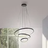 Image de JUST LIGHT. GmbH JUST LIGHT. Suspension LED Cerchi, noir, 3 000 K