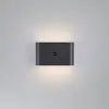 Image de JUST LIGHT. GmbH JUST LIGHT. applique murale LED rechargeable Ziddy noir Capteur 3 000 K
