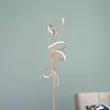 Image de JUST LIGHT. GmbH Lampe sur pied LED Curls, laiton, métal, hauteur 156 cm, à intensité variable