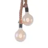 Image de JUST LIGHT. GmbH Suspension Rope avec corde, à 2 lampes