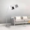 Image de JUST LIGHT. GmbH Lampadaire Melvin, à 3 lampes, noir/gris/blanc