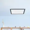 Image de JUST LIGHT. GmbH Plafonnier LED Flat, CCT, noir, 45 x 45 cm