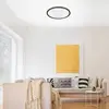 Image de JUST LIGHT. GmbH Plafonnier LED Flat CCT, Ø 40 cm, noir