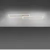 Image de JUST LIGHT. GmbH Plafonnier LED Iven, à intensité variable, acier, 92,4 x 22 cm