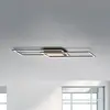 Image de JUST LIGHT. GmbH Plafonnier LED Asmin, CCT, noir, 100x17,9cm