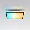Image de JUST LIGHT. GmbH Plafonnier LED Mario, CTT, RVB, 45x45 cm, noir