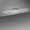 Image de JUST LIGHT. GmbH Plafonnier LED Iven, acier, à intensité variable, 101,6 x 19,8 cm