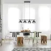 Image de JUST LIGHT. GmbH Suspension Zea, à 4 lampes, gris fumé/noir, verre, E14