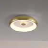 Image de JUST LIGHT. GmbH Plafonnier LED Vertigo, CCT, Ø 46,5 cm, laiton