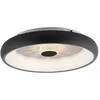 Image de Just Light Plafonnier rond Vertigo noir Ø 46,5cm -