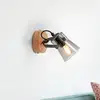 Image de JUST LIGHT. GmbH Spot mural Green Langström avec abat-jour en verre