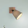 Image de JUST LIGHT. GmbH Spot mural Gerda Michel avec abat-jour en tissu