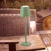 Image de JUST LIGHT. GmbH JUST LIGHT. Lampe de table LED rechargeable Euria, vert, fer, IP54