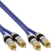 Image de InLine 89710P Câble audio RCA Contacts dorés 2x RCA M/M 10 m