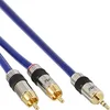 Image de InLine 89935P Câble audio Contacts dorés 2x RCA M à 3,5 mm M 5 m
