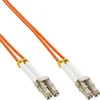 Image de InLine 4043718055678 câble de Fibre Optique 1 m LC OM2 Orange