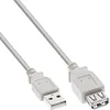 Image de InLine 3m USB 2.0 câble USB Beige