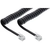 Image de InLine 18893A câble de téléphone 2 m Noir - Cables de téléphone (2 m, RJ10, RJ10, Noir, Male connector / Male connector)