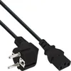 Image de InLine Câble d'alimentation 3 pôles IEC 60320-C13 coudé avec fiche terre 10 m (Import Allemagne)